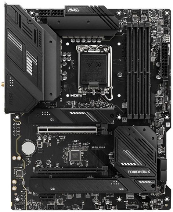MSI Материнcька плата MAG B760 TOMAHAWK WIFI s1700 B760 4xDDR5 HDMI DP WiFi BT ATX