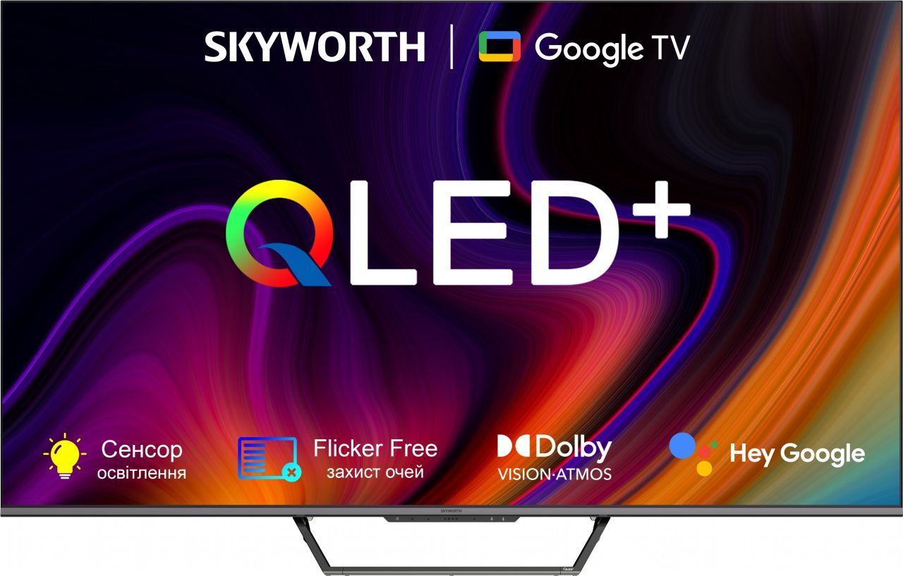 Телевізор Skyworth QLED 50Q3B AI Dolby Vision/Atmos