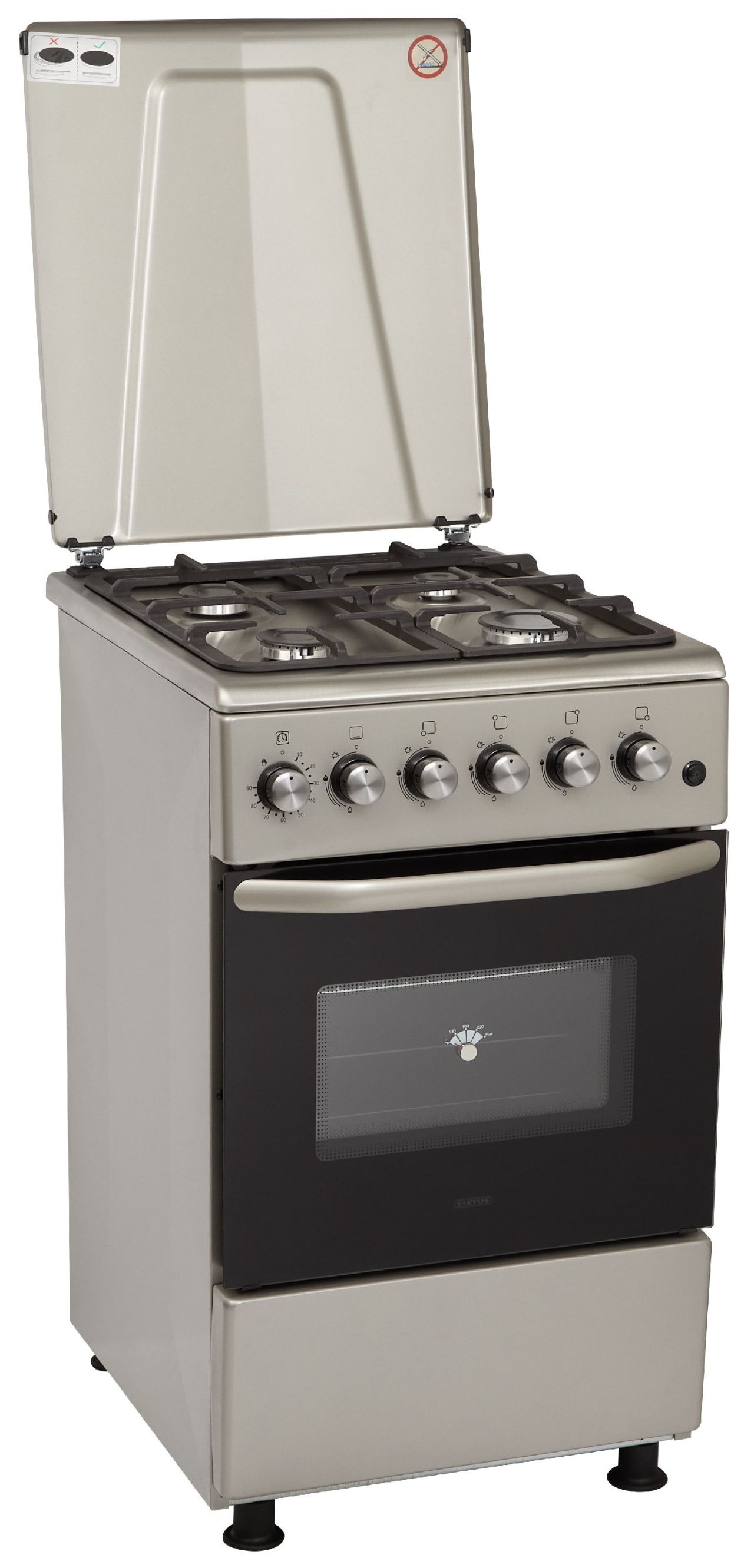 Плита газова ELEYUS CAST 5001 CF IS+GR