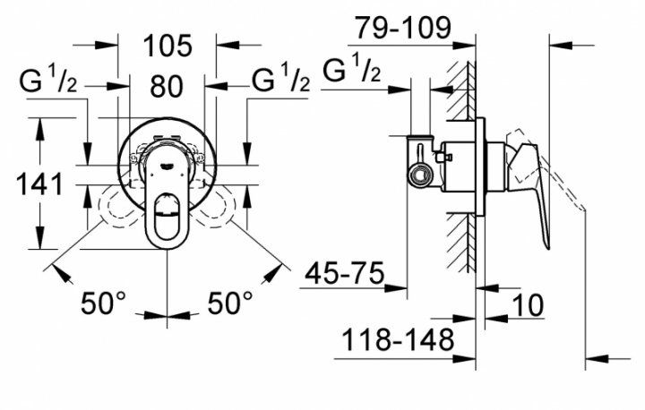 Змішувач GROHE BauLoop 29042000