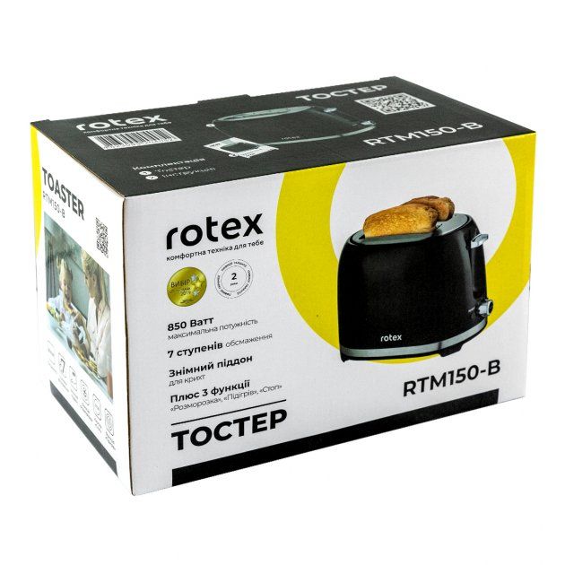 Тостер ROTEX RTM150-B