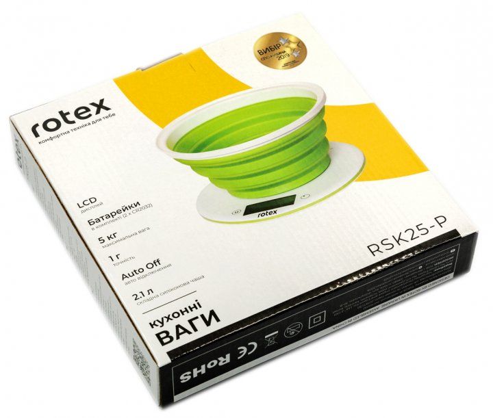 Ваги кухонні Rotex RSK25-P