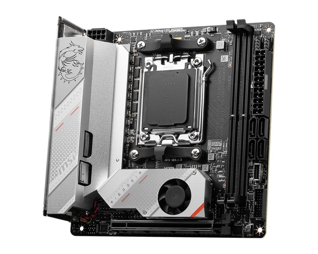 MSI Материнcька плата MPG B650I EDGE WIFI sAM5 B650 2xDDR5 M.2 HDMI WiFi BT mini-ITX
