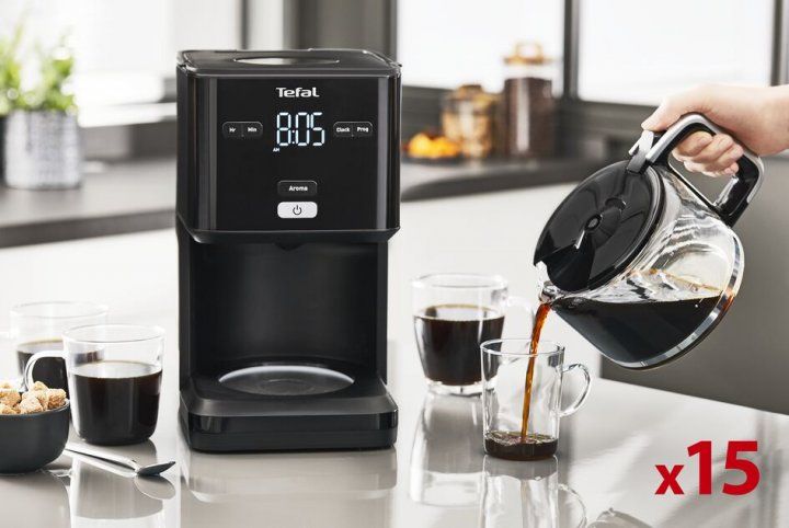 Кавоварка крапельна TEFAL Smart&light CM600810