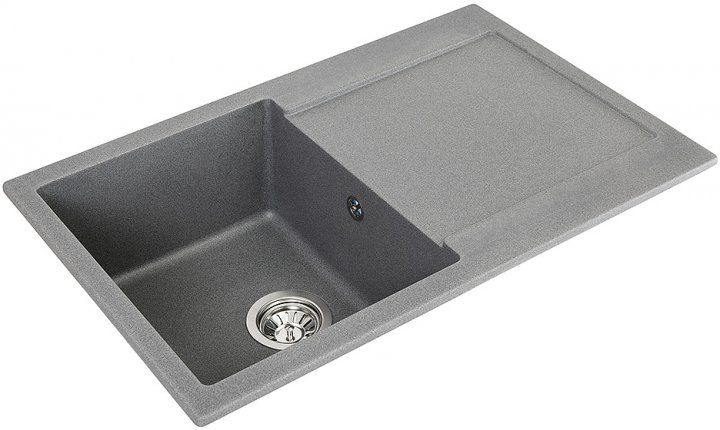 Кухонна мийка граніт INTERLINE Vega Grigio