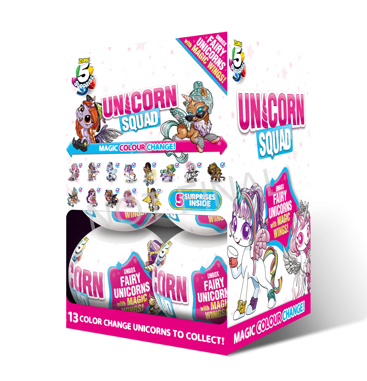 Ігровий набір Zuru Mini Brands Unicorn Фігурки-сюрприз у шарі 5 шт. в асортименті