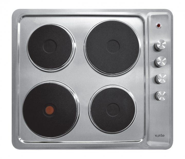 Варочна поверхня електрична VENTOLUX HE604 (INOX) 1
