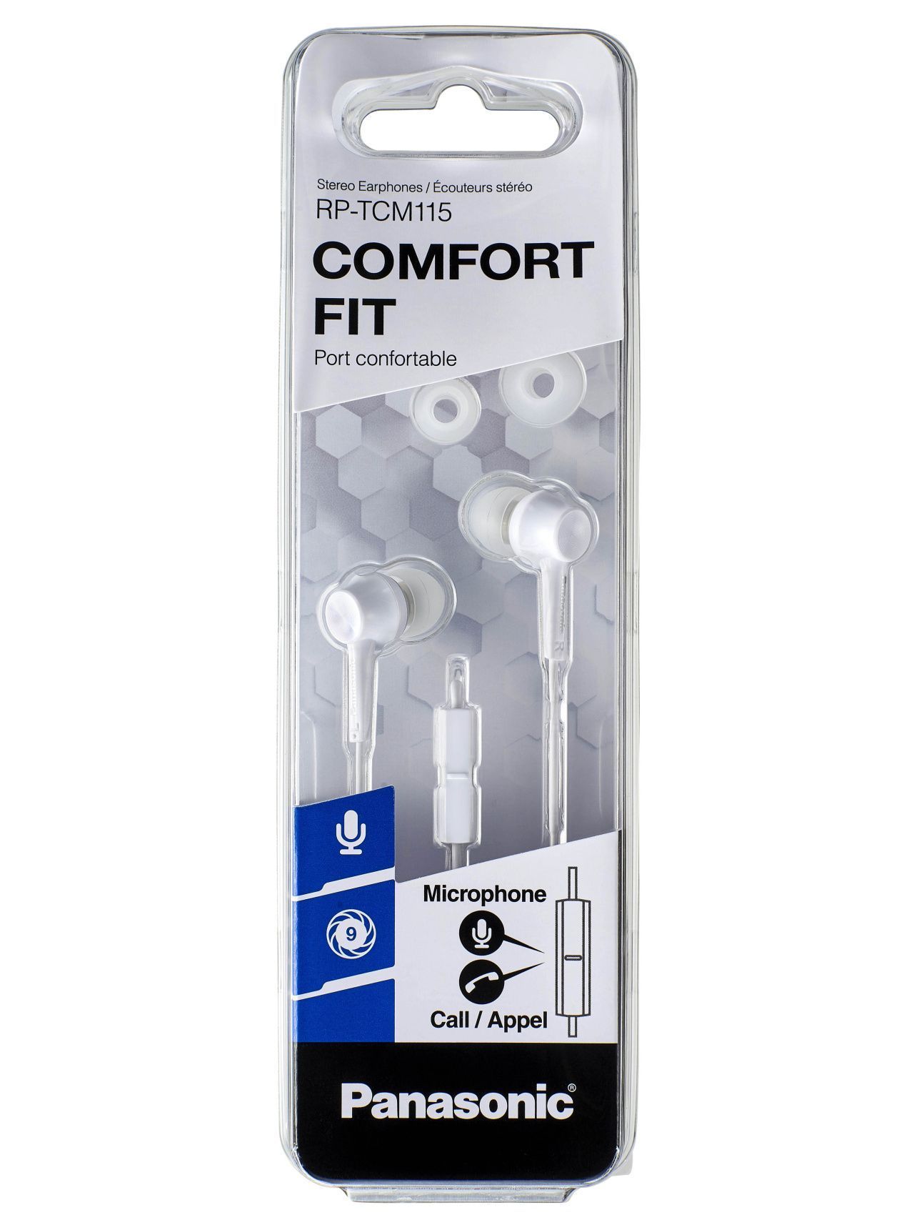 Panasonic Навушники RP-TCM115GC In-ear Mic Білий