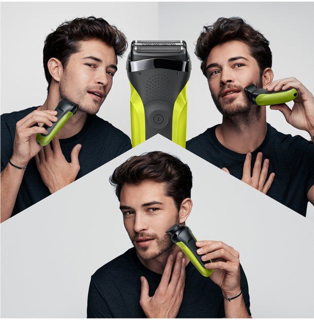 Електробритва BRAUN Series 3 300BT black/green