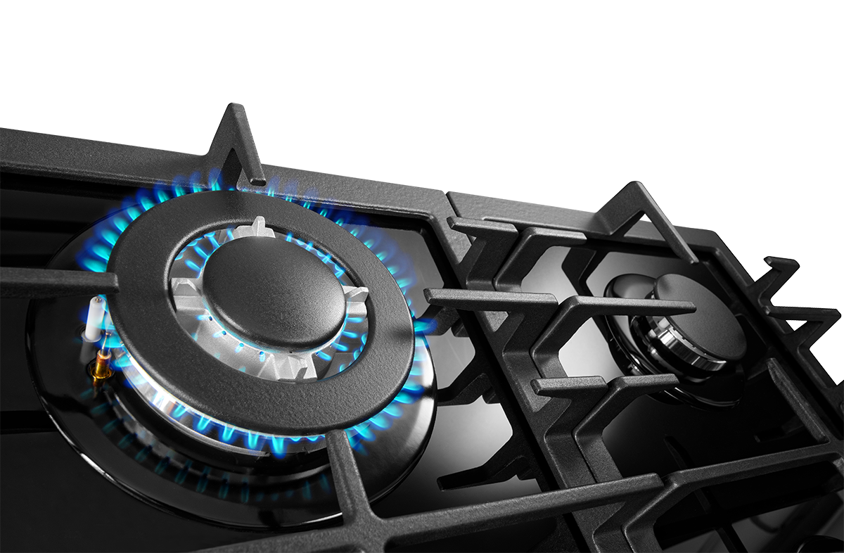 Газова варильна поверхня 60 cm загартоване скло Concept PDV7260bc BLACK