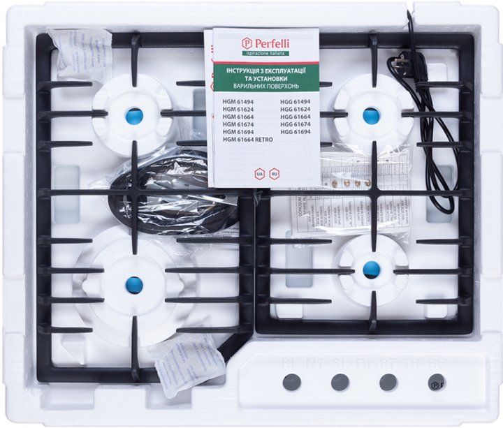 Варильна поверхня газова PERFELLI HGM 61494 WH