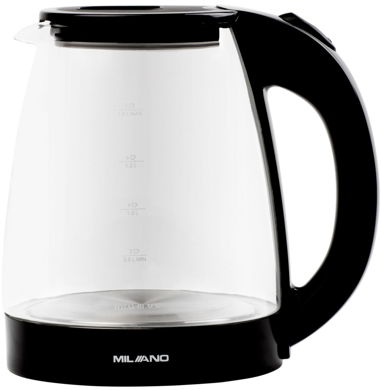 Електрочайник MILANO KT-4001 B Total Black