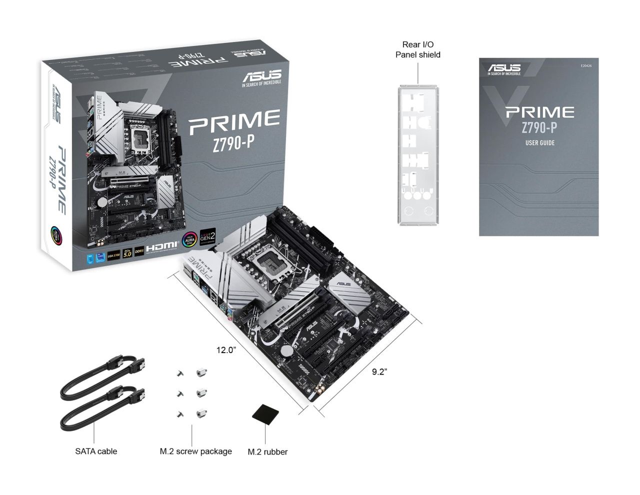 ASUS Материнcька плата PRIME Z790-P s1700 Z790 4xDDR5 M.2 HDMI DP ATX
