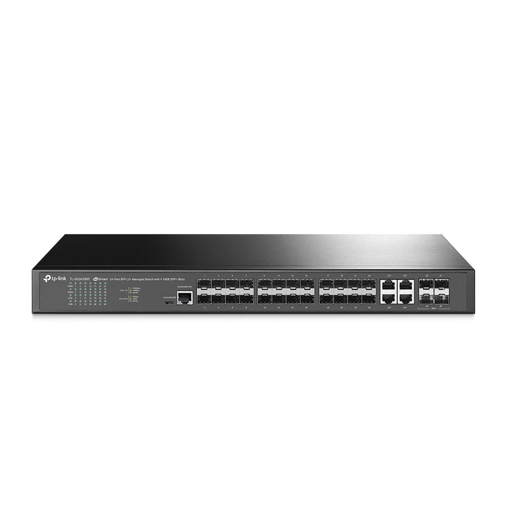 TP-Link Комутатор TP-LINK TL-SG3428XF 24xSFP, 4xSFP+, Керований L2