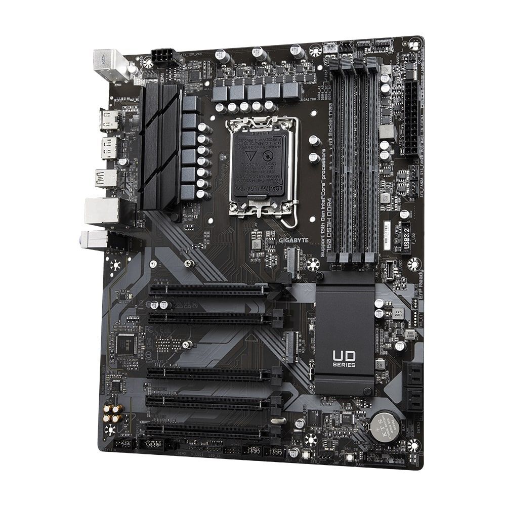 Gigabyte Материнська плата B760 DS3H DDR4 s1700 B760 4xDDR4 M.2 HDMI DP ATX