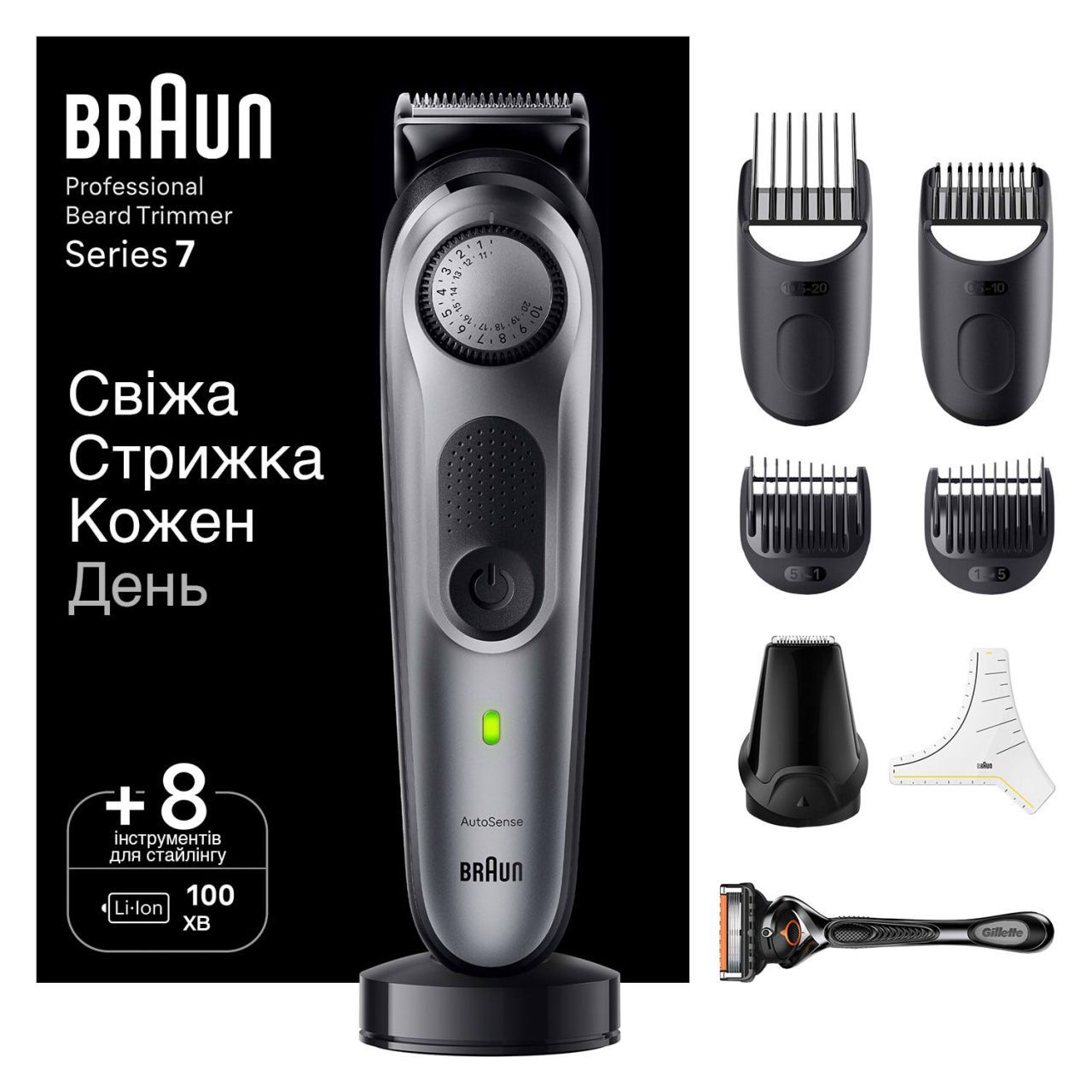Тример BRAUN BeardTrimmer BT7420