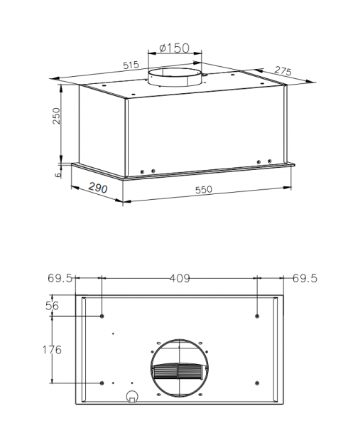 Витяжка Hansa OMP6553BGH