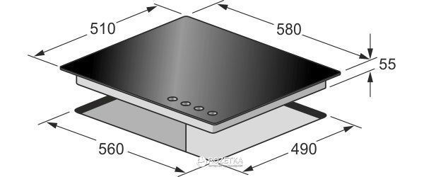 Варильна поверхня газова KAISER KCG 6335 ElfEm Turbo