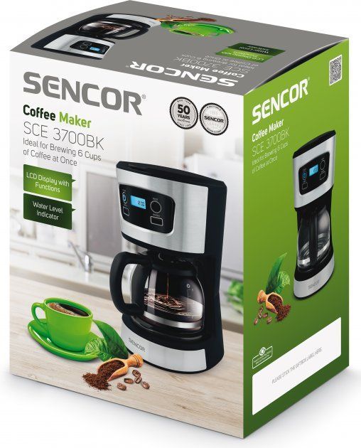 Крапельна кавоварка SENCOR SCE 3700BK