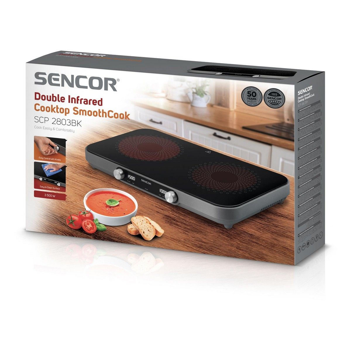 Електроплитка Sencor SCP2803BK
