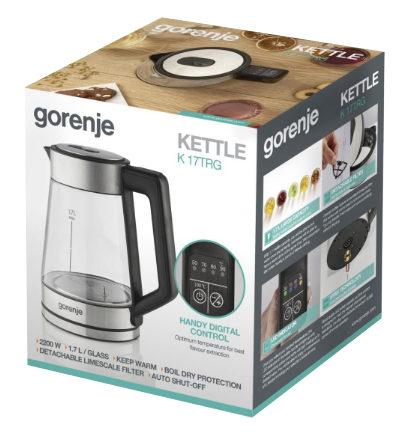 Електрочайник Gorenje K17TRG
