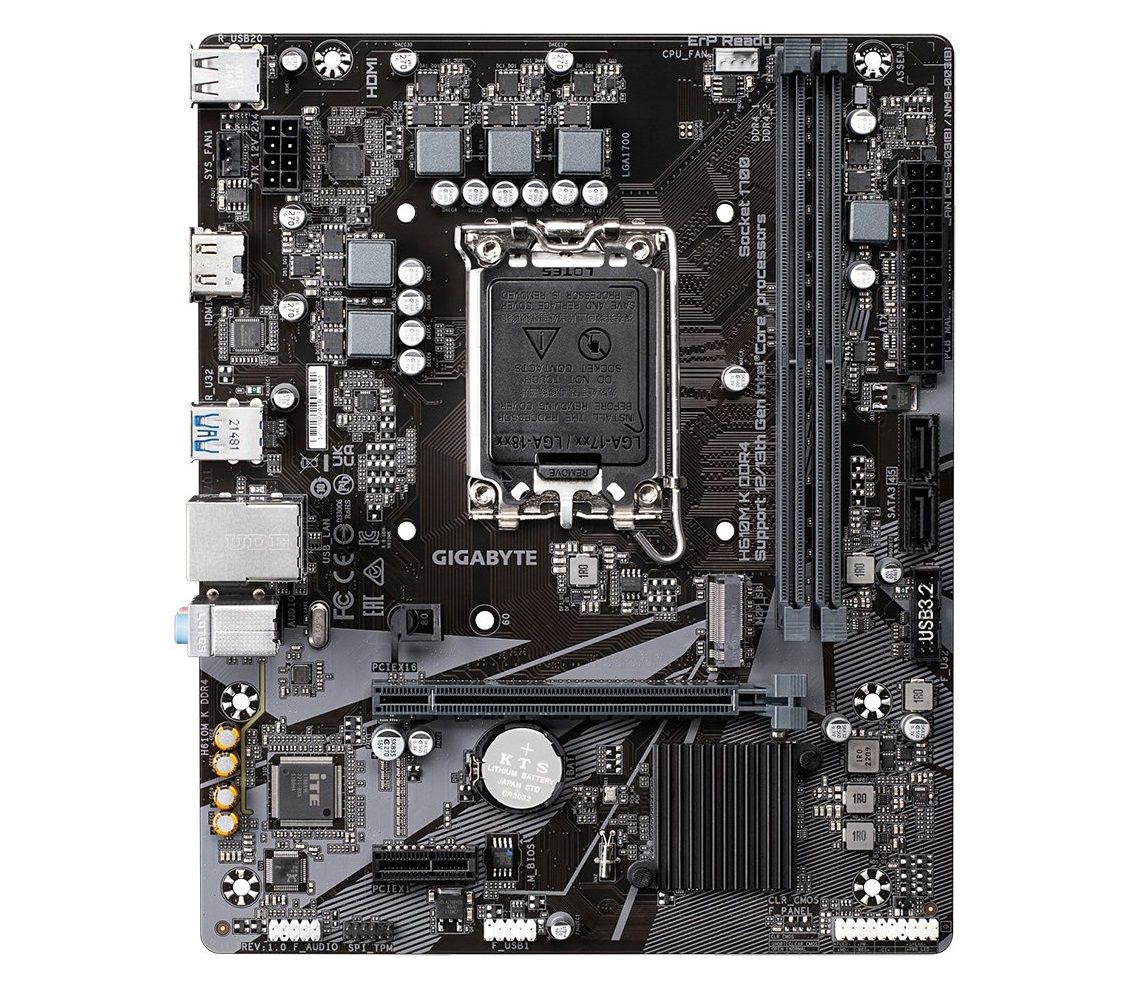 Материнська плата GIGABYTE H610M K DDR4