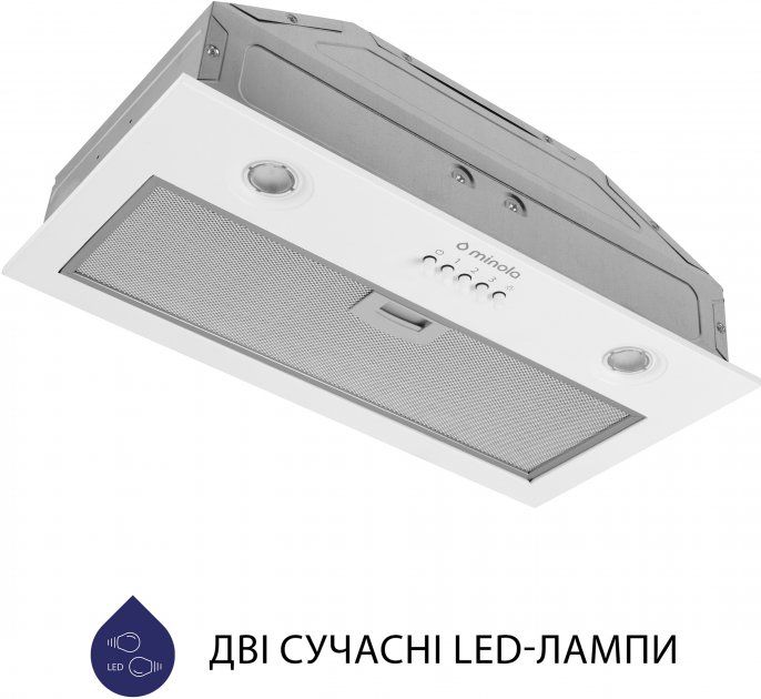 Витяжка Minola HBI 5204 WH 700 LED