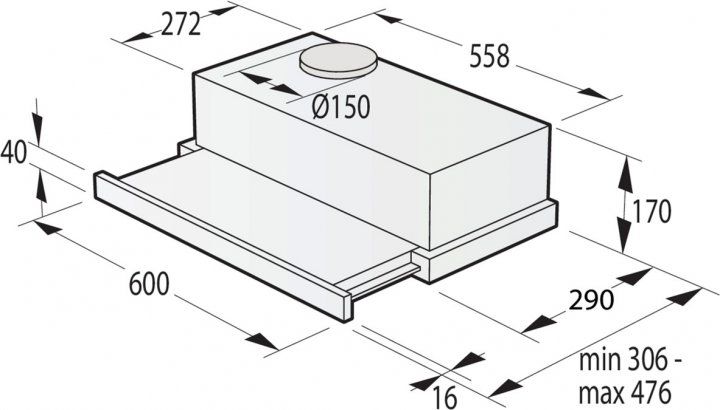 Витяжка Gorenje TH60E3X