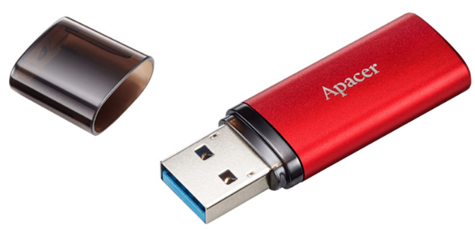 Flash Drive Apacer AH25B 128GB USB 3.2 (AP128GAH25BR-1) Red
