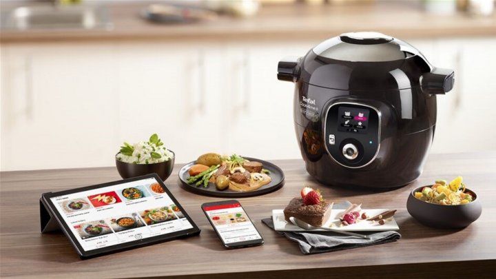Мультиварка-скороварка TEFAL Cook4me + Connect CY855830
