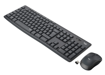 IT набір Logitech MK295 Silent Wireless Combo, US, Graphite (920-009800)