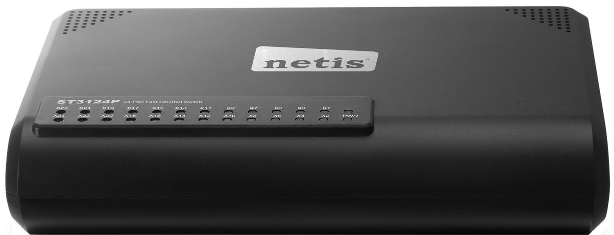 Комутатор Netis NIST3124P 24 Ports 10/100Mbps Fast Ethernet Switch
