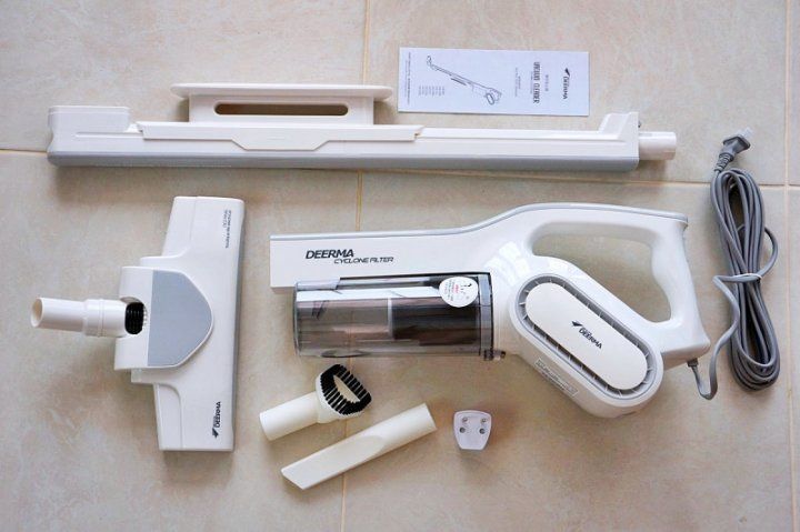 Пилососи без мішка DEERMA Stick Vacuum Cleaner Cord White DX700
