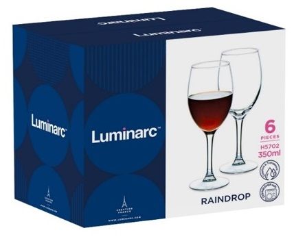 Набір келихів Luminarc Raindrop, 6х450 мл (Q5488)