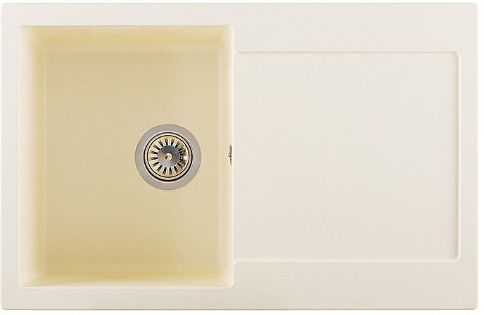 Кухонна мийка граніт INTERLINE Vega Old White Кухонна мийка граніт INTERLINE Vega Old White