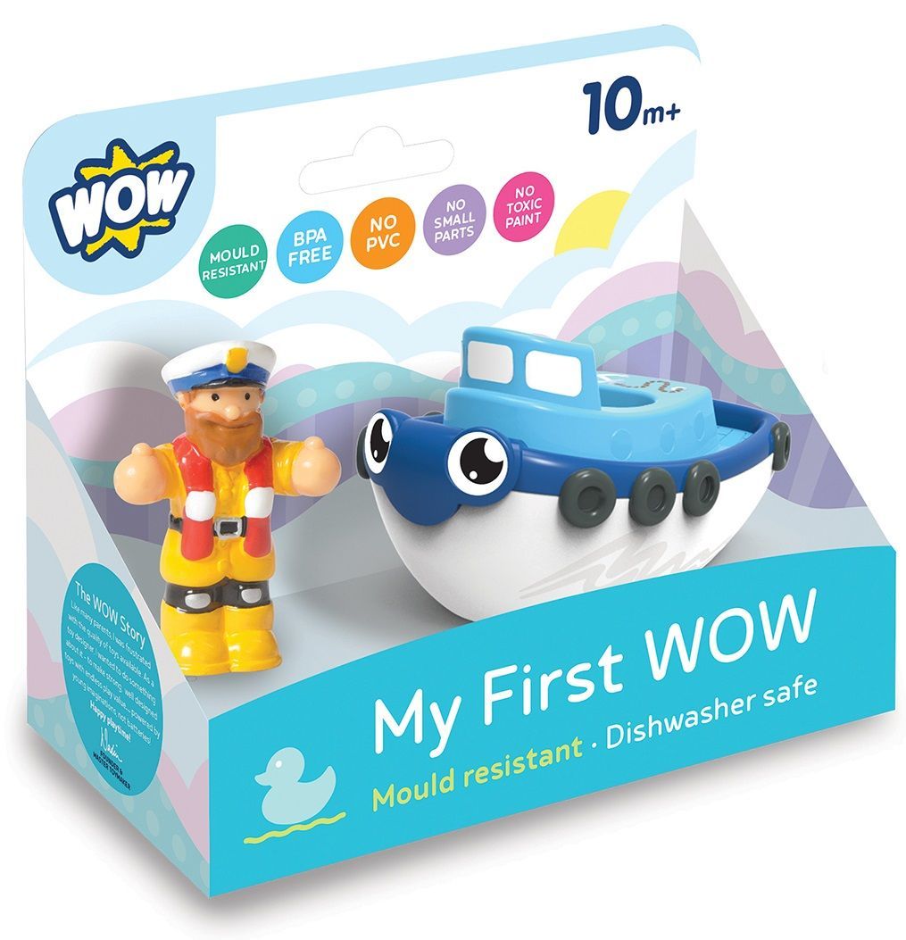 Іграшка для купання WOW Tug Boat Tim Буксир Тим (10413)