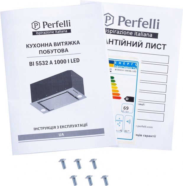 Витяжка Perfelli BI 5532 A 1000 BL LED