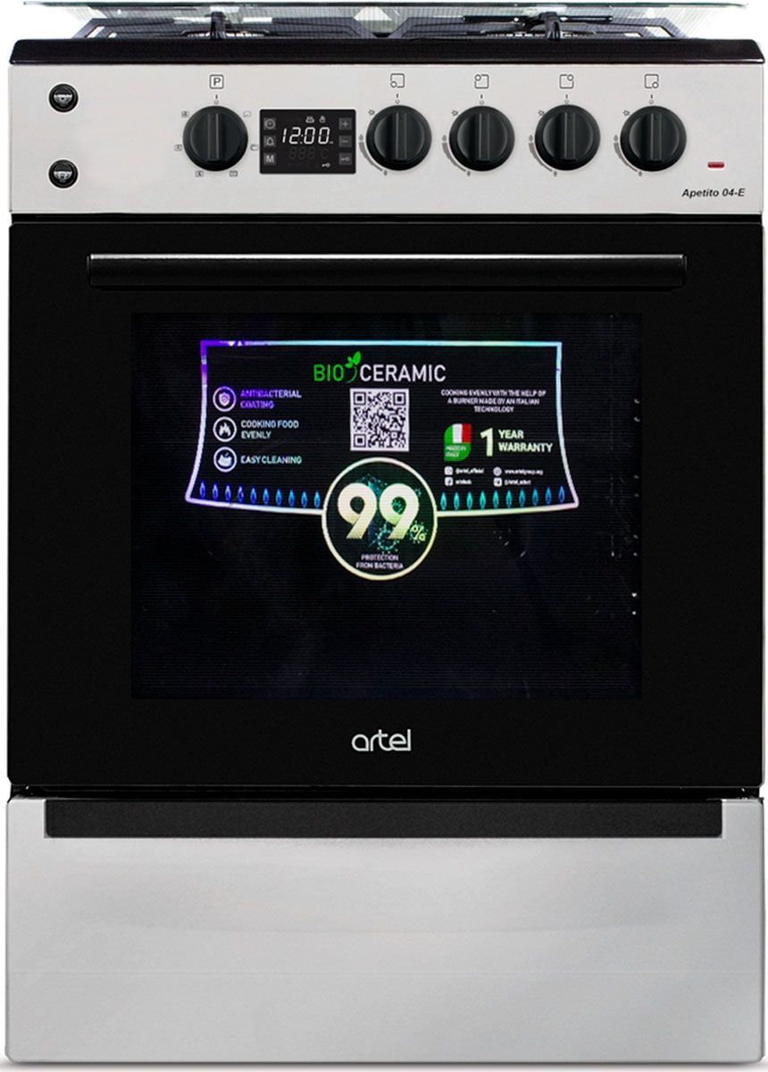 Комбінована плита ARTEL Apetito 04-E Grey