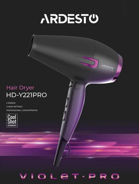 Фен Ardesto HD-Y221PRO