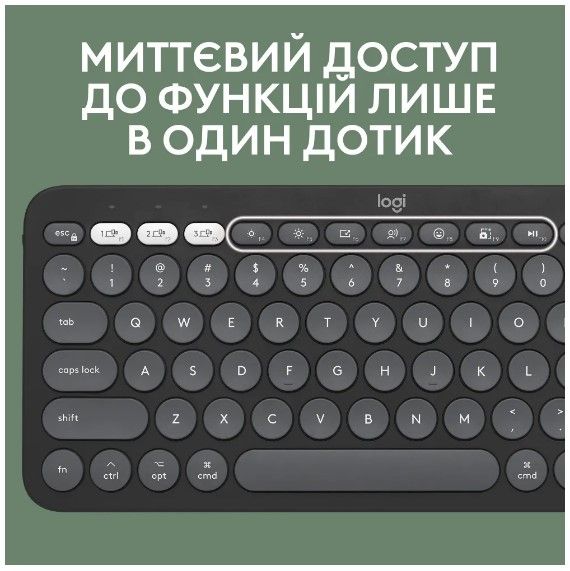 IT набір Logitech Pebble 2 Combo for Mac Tonal Graphite