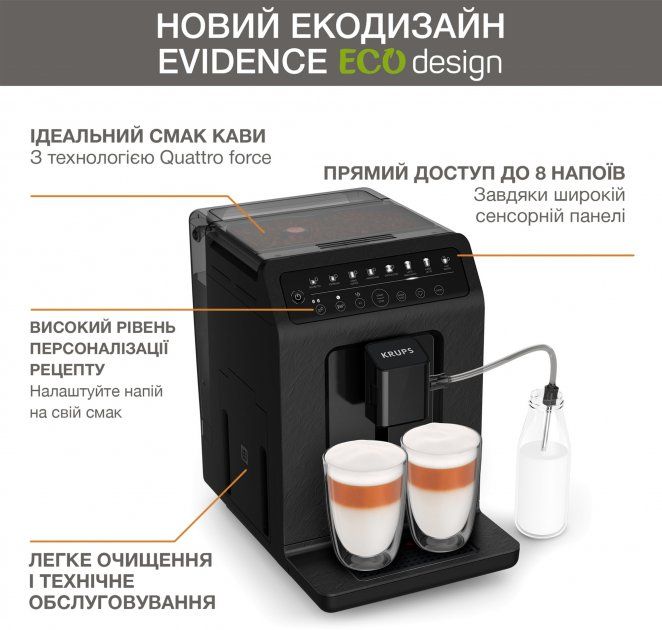 Кавомашина KRUPS Evidence Eco-Design EA897B10