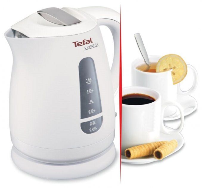 Електрочайник TEFAL EXPRESS 1.5L KO2991 White
