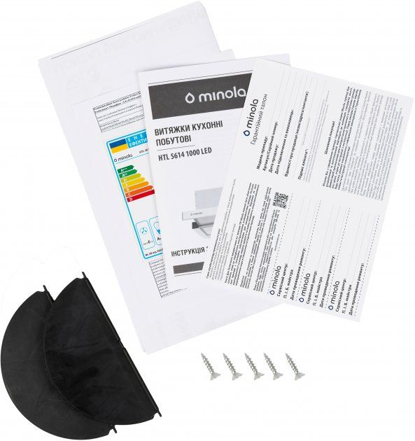 Витяжка MINOLA HTL 5614 WH 1000 LED