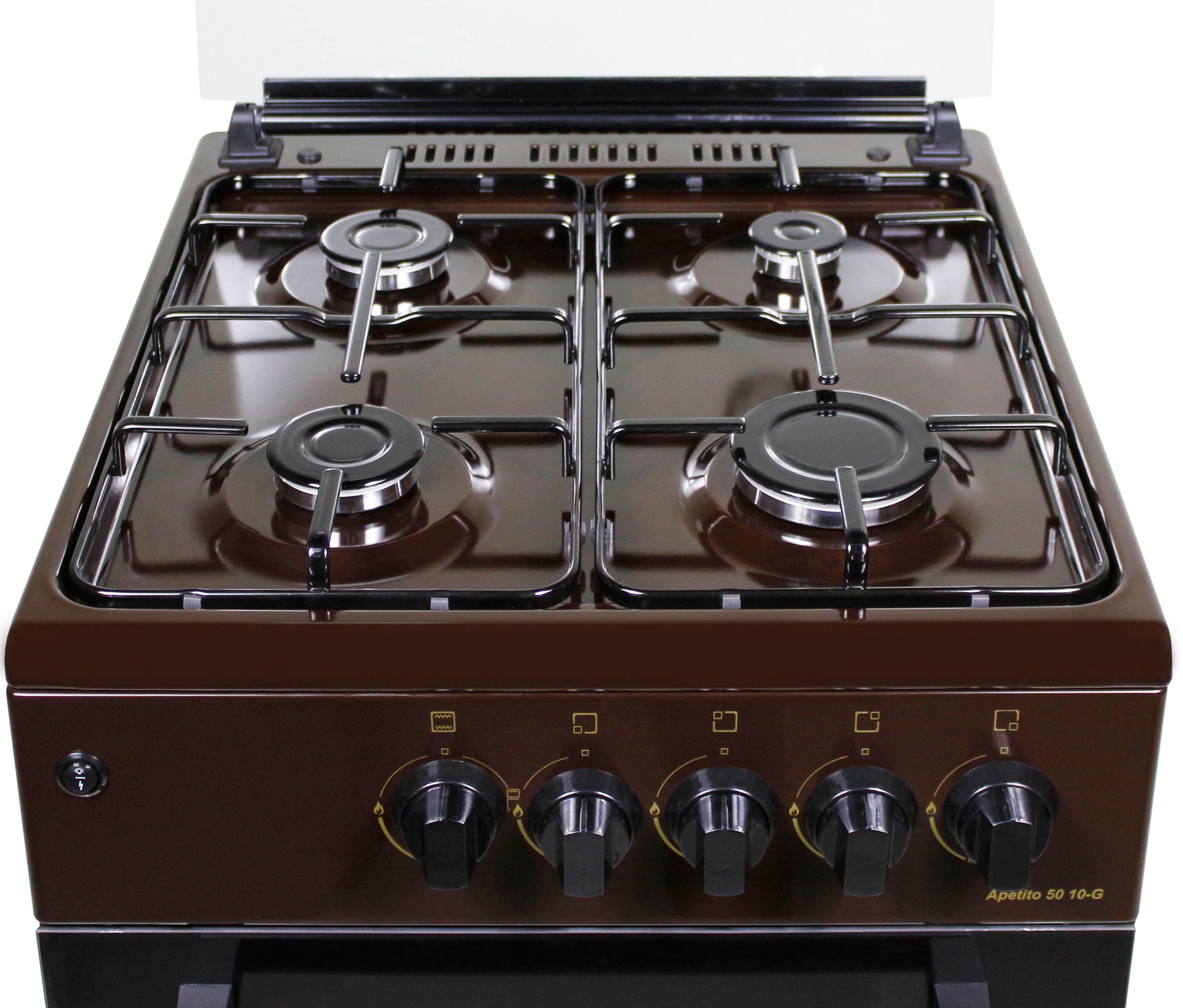 Плита газова ARTEL APETITO 50 10-G BROWN