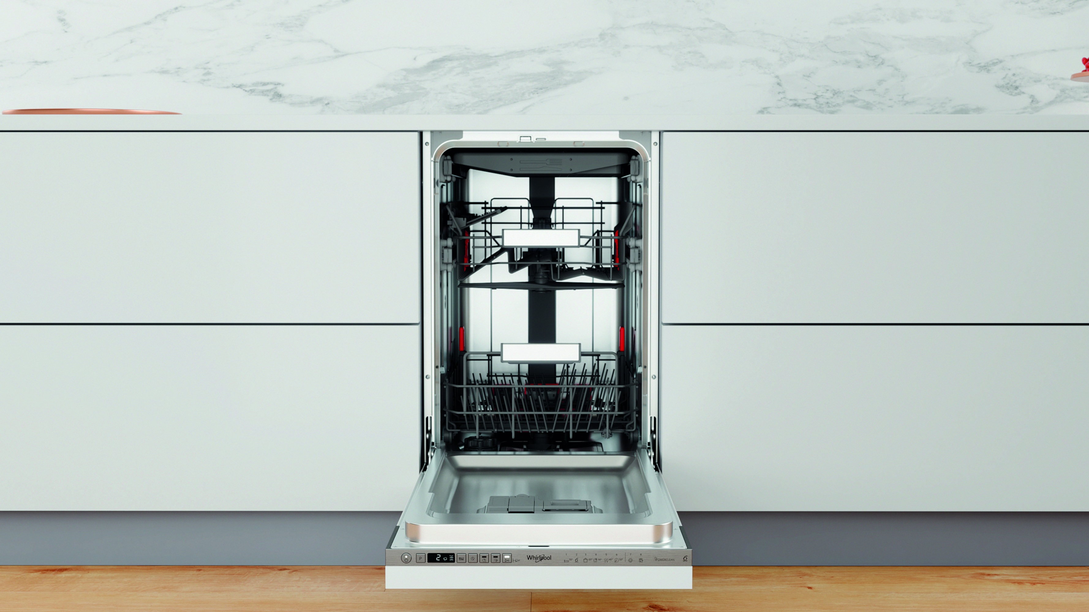 Вбудована посудомийна машина Whirlpool WSIO 3O34 PFE X
