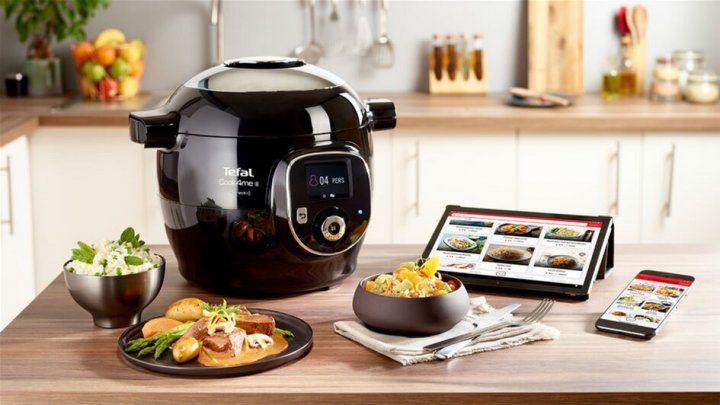 Мультиварка-скороварка TEFAL Cook4me + Connect CY855830