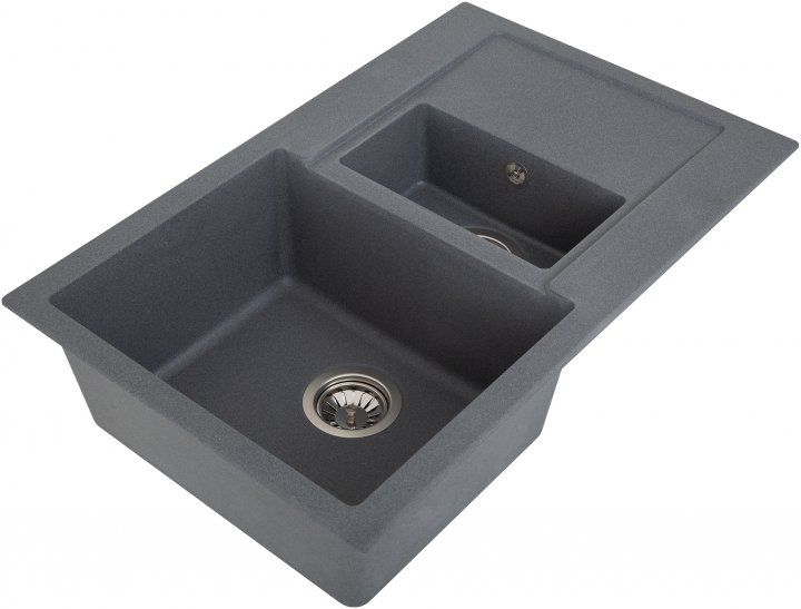 Кухонна мийка граніт INTERLINE Style grigio