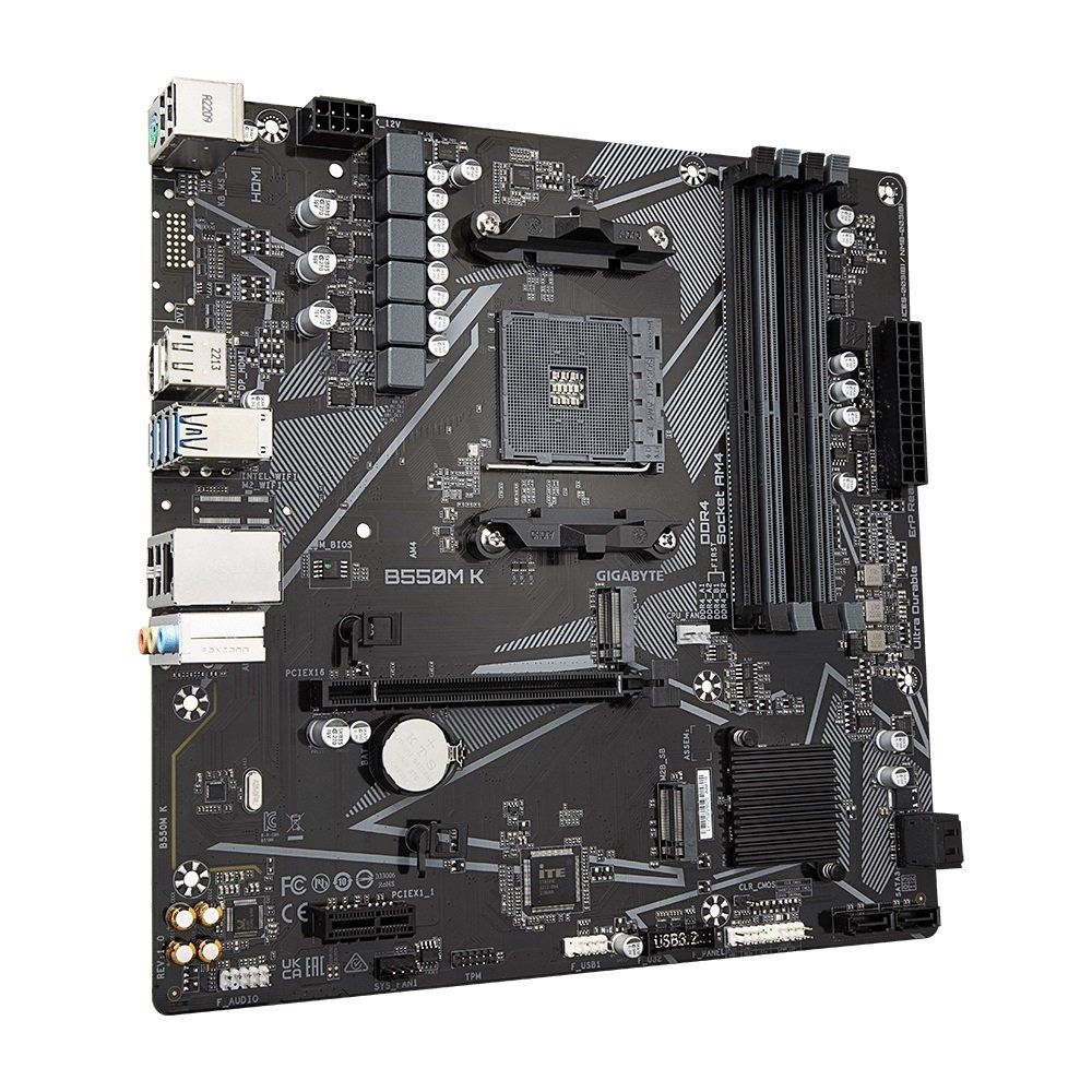 Материнська плата GIGABYTE B550M K