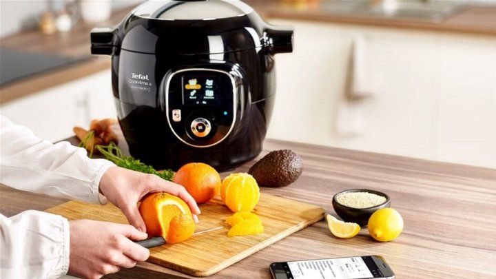 Мультиварка-скороварка TEFAL Cook4me + Connect CY855830