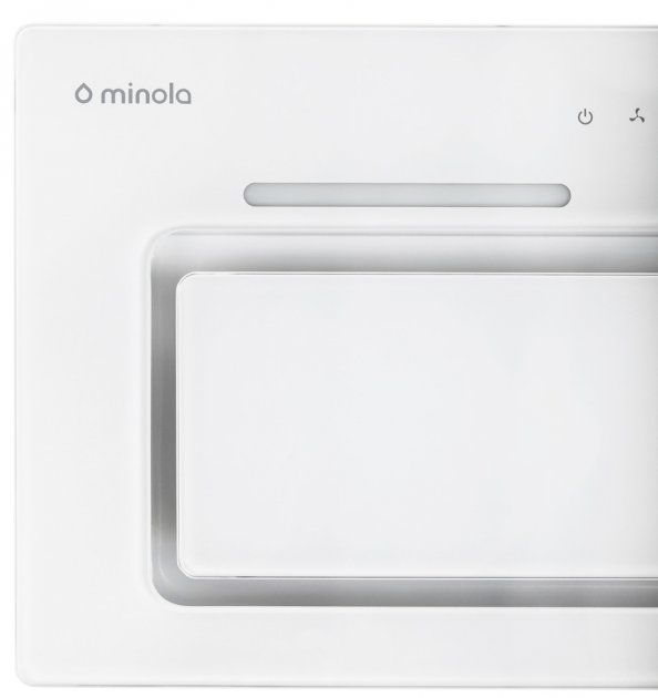 Витяжка Minola HBI 6673 WH GLASS 1000 LED Line